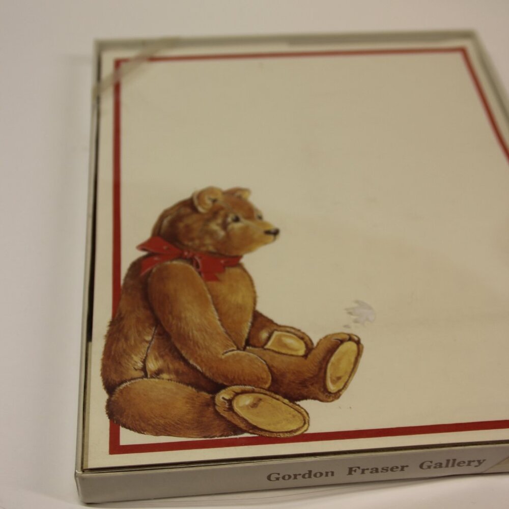 Gordon Fraser Teddy Bear Stationary Set Paper Envelopes England NEW Old Stock - Picture 2 of 5